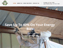 Tablet Screenshot of energyshieldinsulators.com